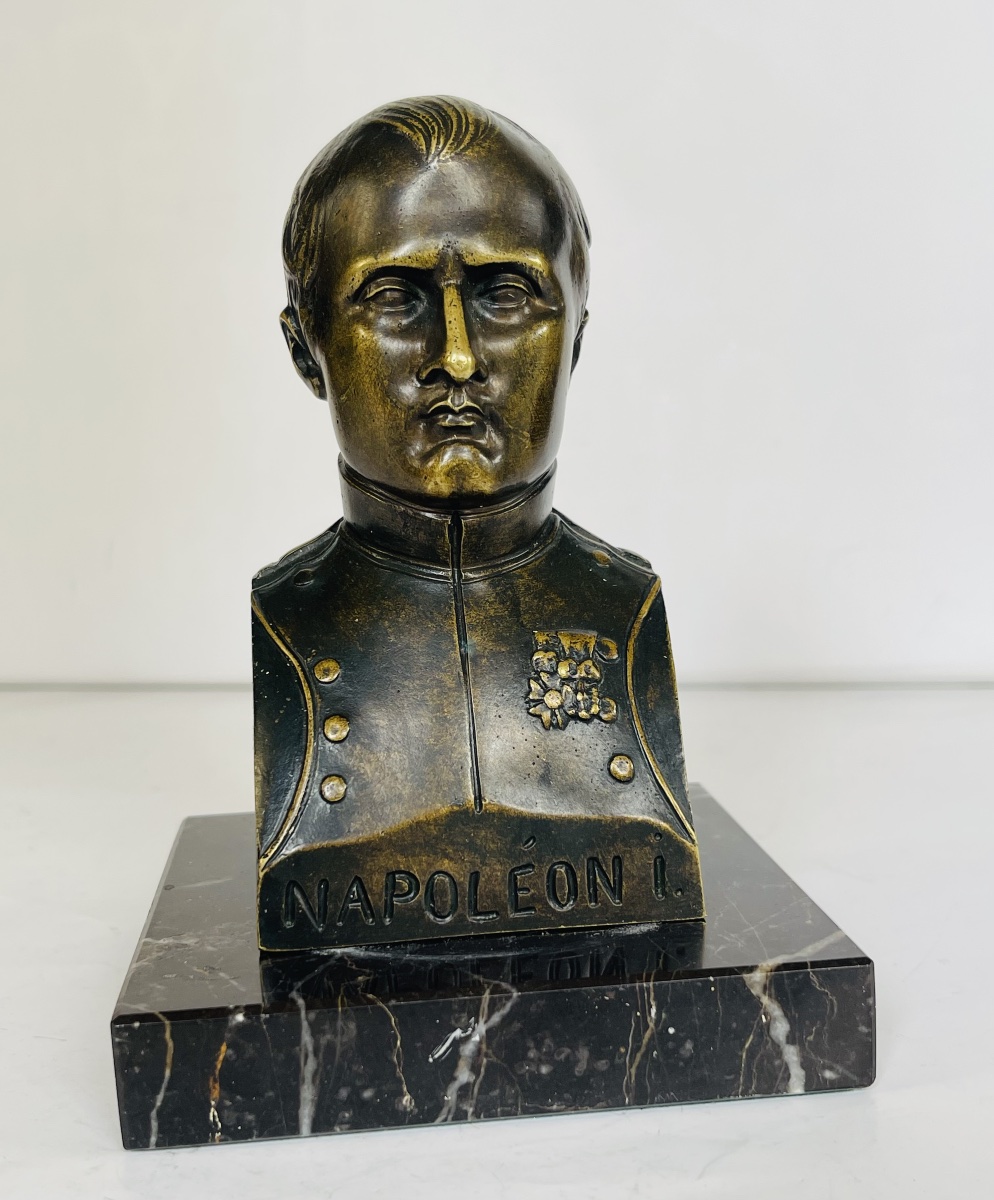 Buste en bronze de Napoléon 1er -photo-2